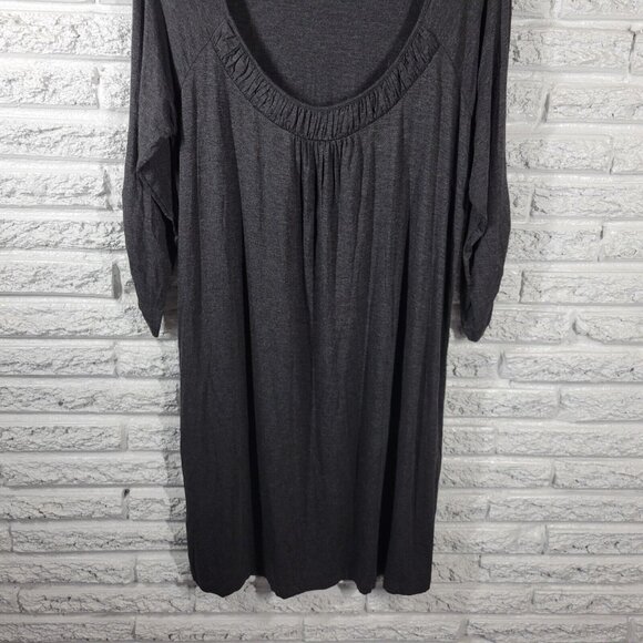 Spense Womens Dress Extra Large 3/4 Sleeve Muted Black Dark Gray BLA105E - Picture 5 of 10